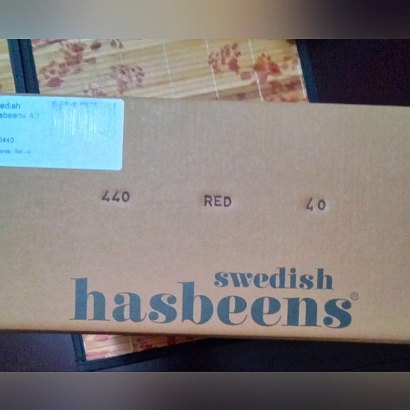 Swedish Hasbeens Red Heart Sandals - Picture 16 of 16